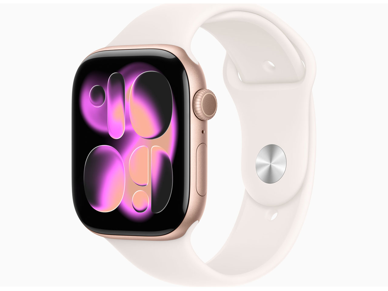 Apple Watch Series 11 GPSモデル 46mm MEV74J/A [ローズゴールド・ライトブラッシュスポーツバンド M/L]