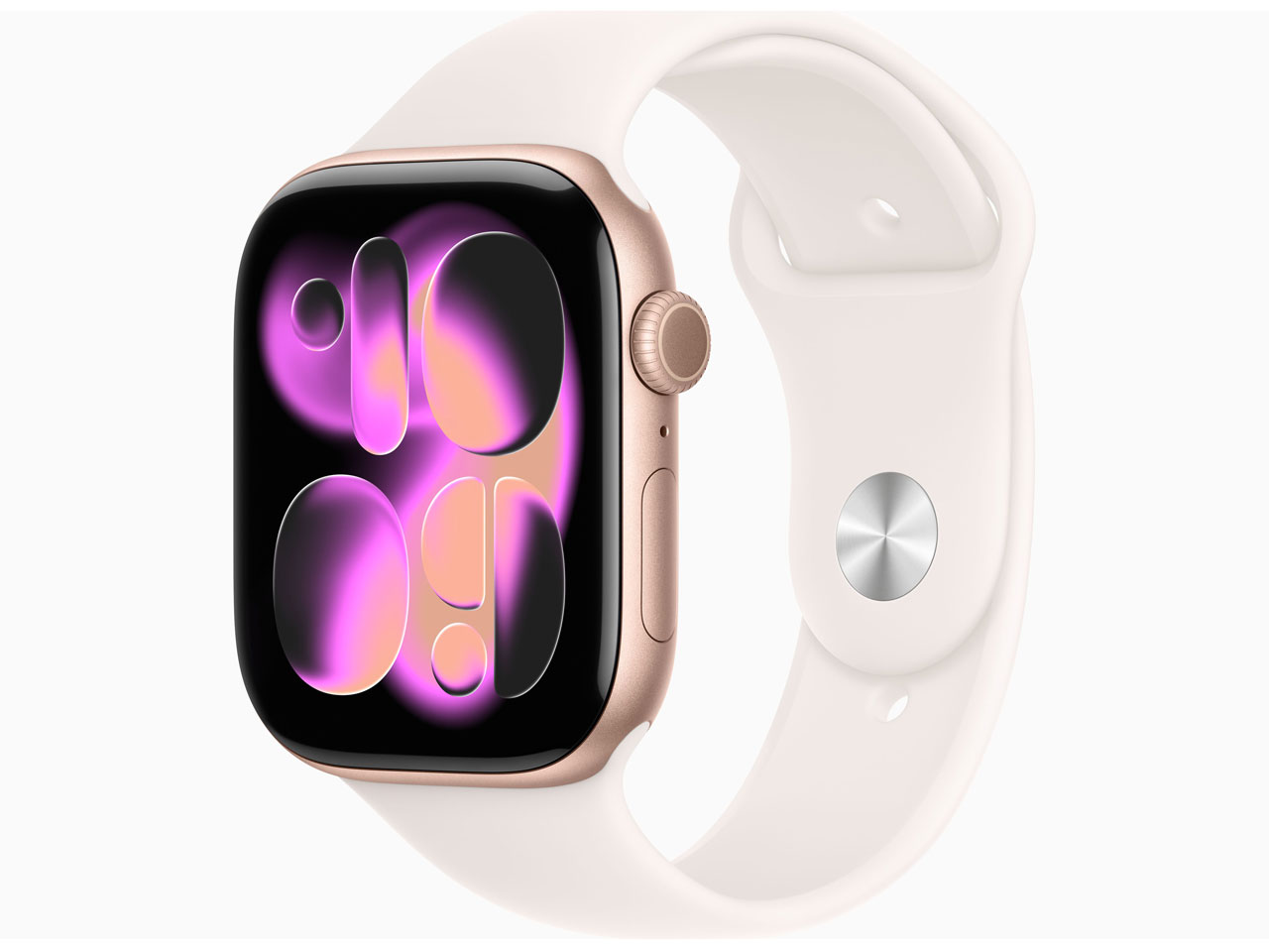 Apple Watch Series 11 GPS+Cellularモデル 46mm MFCJ4J/A [ローズゴールド・ライトブラッシュスポーツバンド M/L]