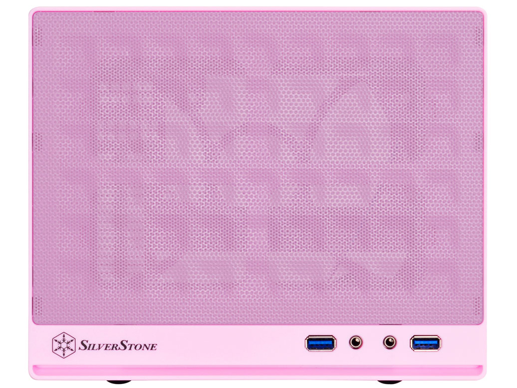 【訳あり品】【店頭展示使用品】SilverStone SST-SG13P [ピンク]