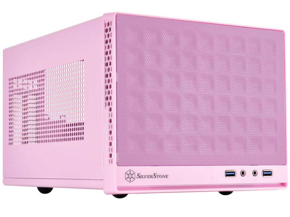 【訳あり品】【店頭展示使用品】SilverStone SST-SG13P [ピンク]