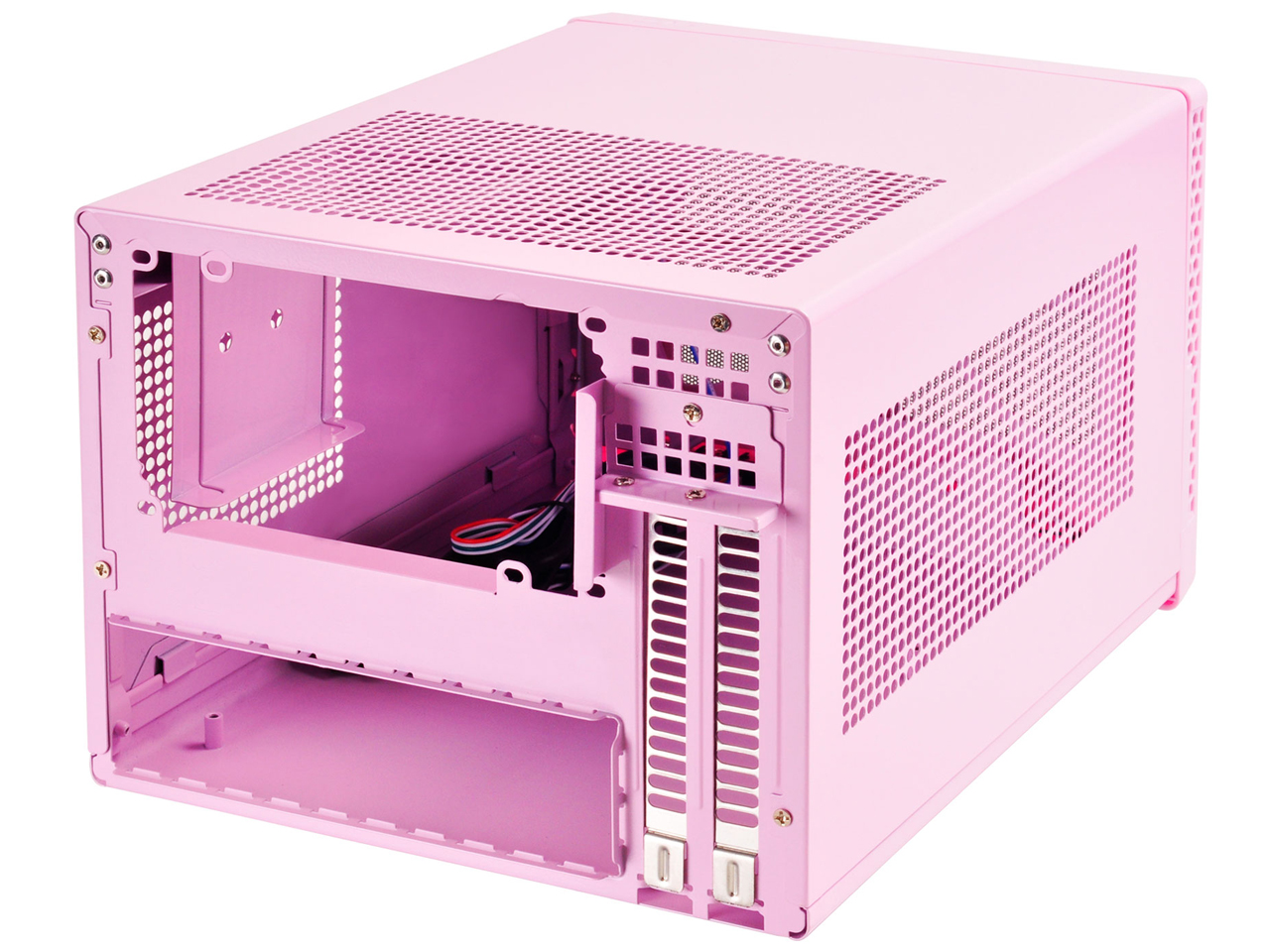 【訳あり品】【店頭展示使用品】SilverStone SST-SG13P [ピンク]