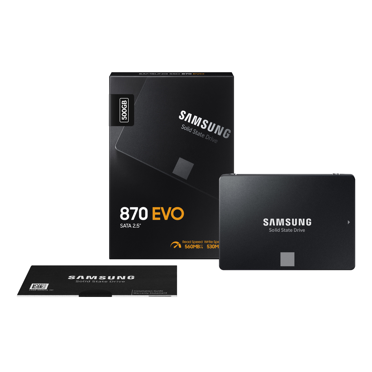 【アウトレット品】Samsung(サムスン) MZ-77E500B/IT [500GB/2.5インチ(7mm厚)/870 EVO/内蔵SSD]