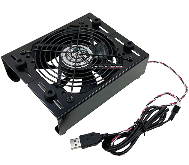 長尾製作所 USBファン付ルーター冷却台 NB-USBXFAN-RTST01