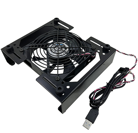 長尾製作所 USBファン付ルーター冷却台 NB-USBXFAN-RTST01