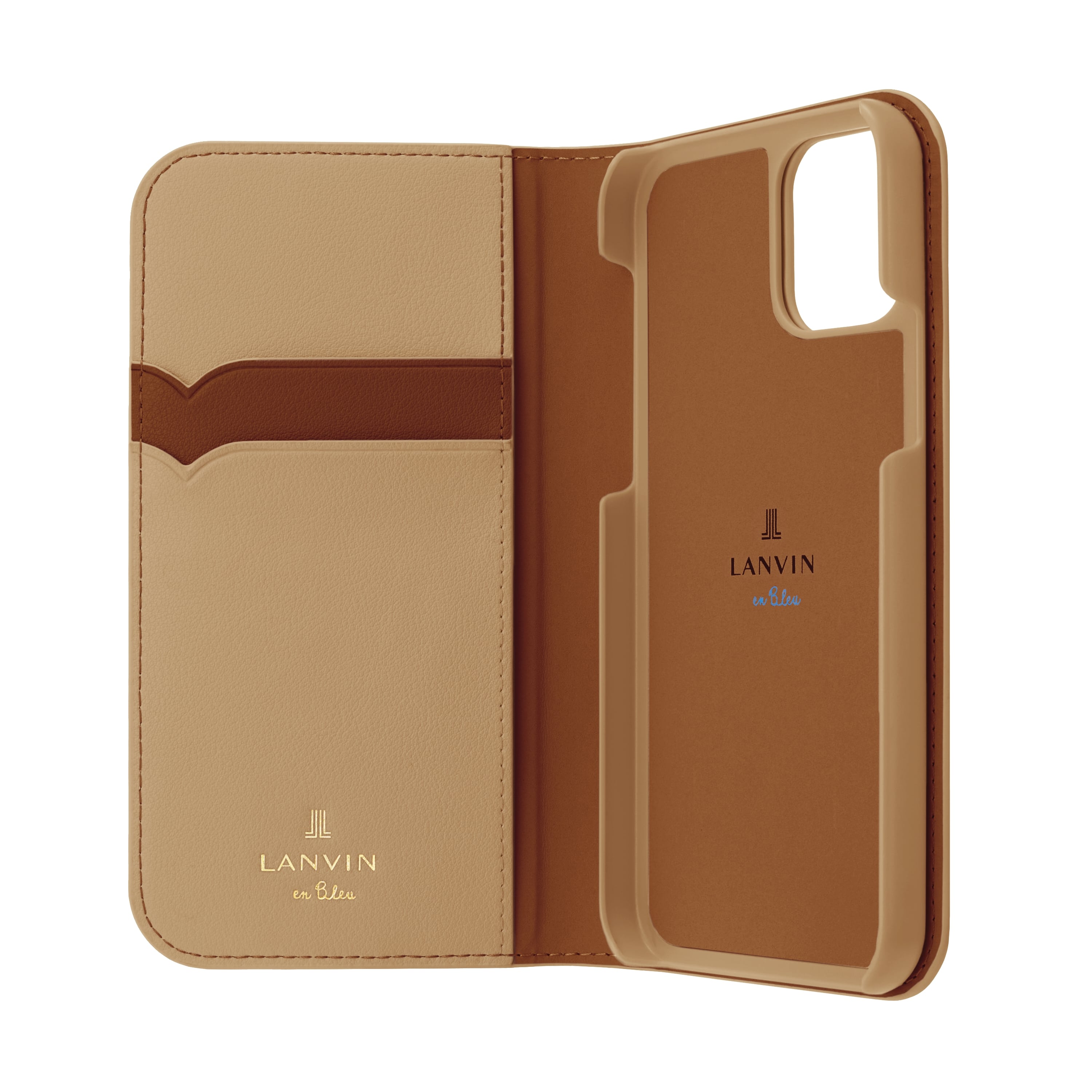 iPhone13 Pro Max ケースLANVIN en Bleu (6.7inch) [ Retro Red/Terracotta ]【手帳/テラコッタ】  LBR2RRTFLIP2167