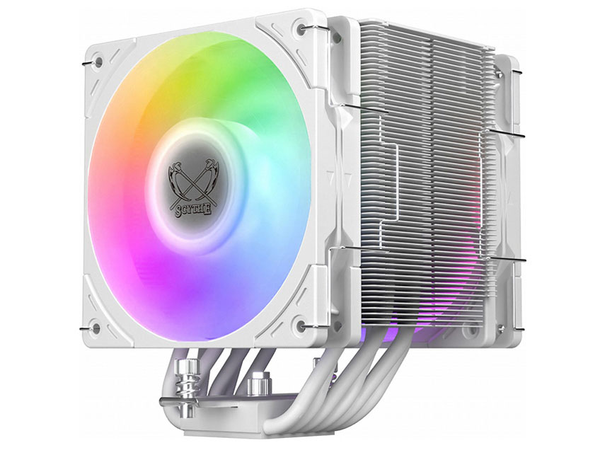 【中古】【店頭展示使用品】SCYTHE MUGEN6 DUAL FAN WHITE ARGB EDITION [SCMG-6000DWR](30日間保証）