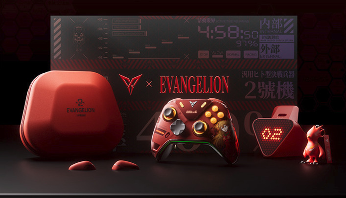 Flydigi APEX5 × エヴァンゲリオン「アスカ・ラングレー」限定モデル [APEX 5 Wireless Controller EVA Limited Edition APEX5-EVA]