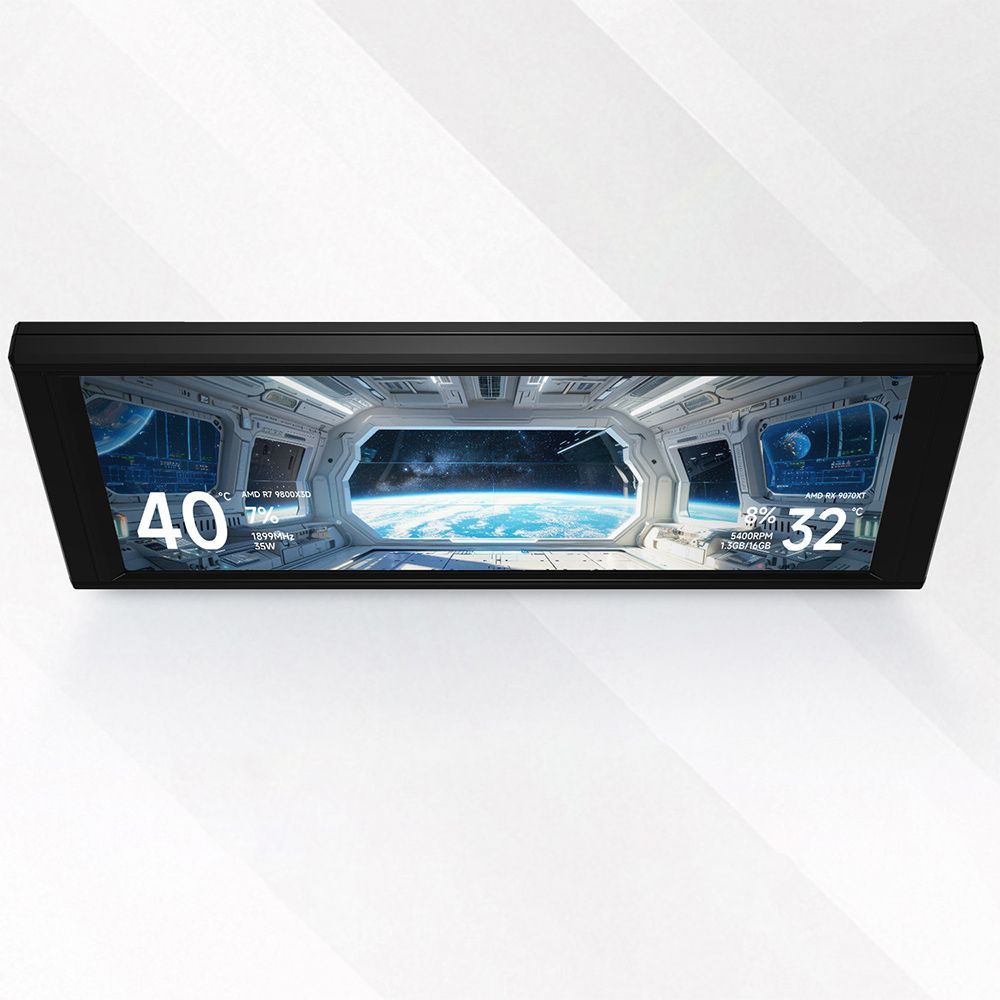 Thermalright 6.86インチIPSディスプレイ搭載ガジェット Trofeo Vision LCD BLACK [TH-TVLCD-BK]