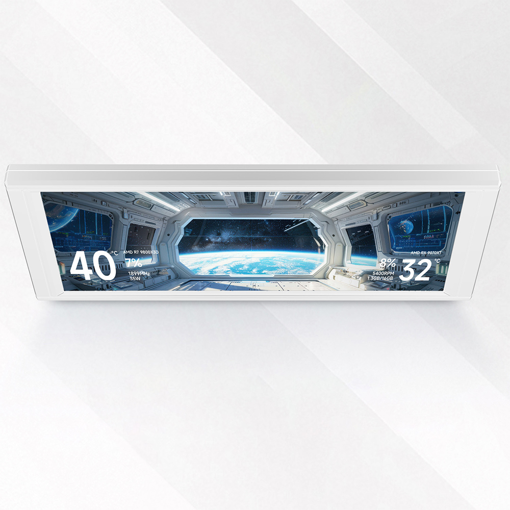 Thermalright 6.86インチIPSディスプレイ搭載ガジェット Trofeo Vision LCD WHITE [TH-TVLCD-WH]