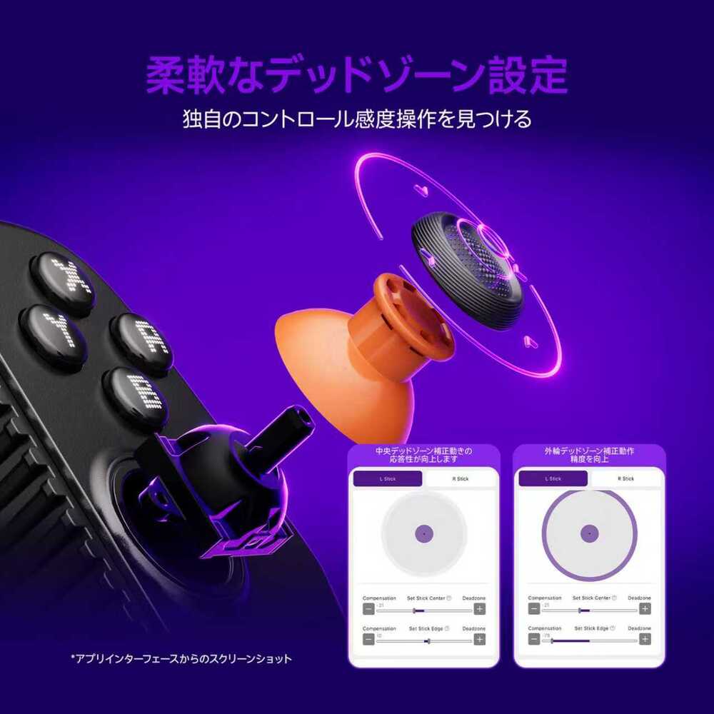 LEADJOY ポータブルハンドル型ワイヤレスゲームコントローラー [BLADE-PLUS]