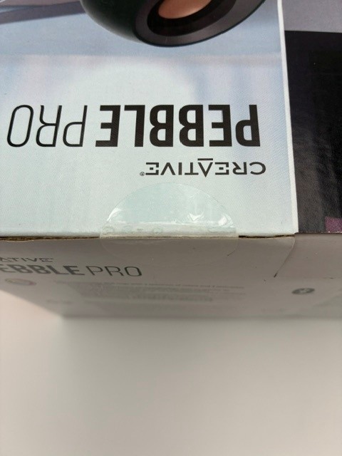 【訳あり品】【箱破損】【未開封・未使用】Creative Pebble Pro SP-PBLPRO-GR（メーカー保証付き）