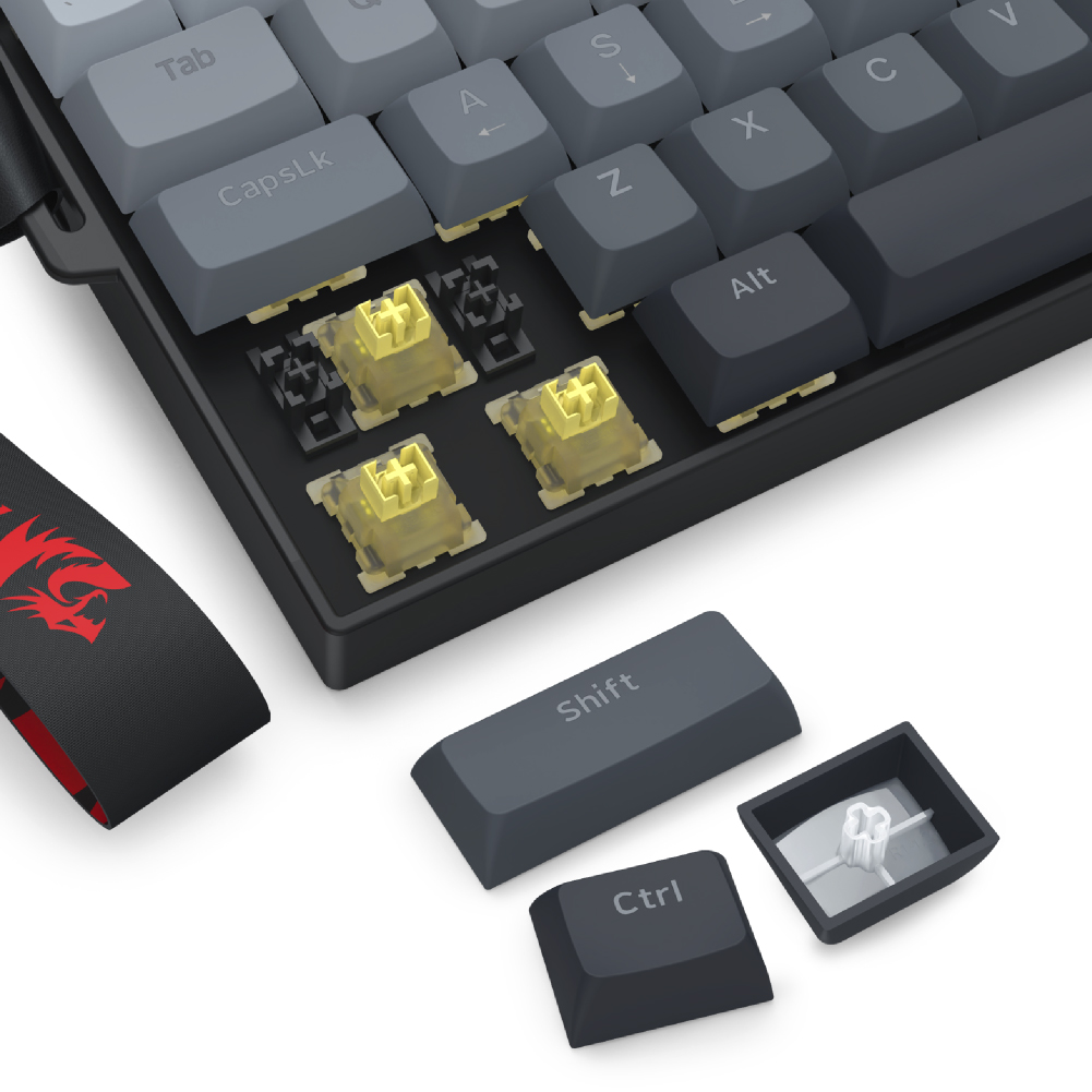 【予約受付中　2026年8月21日発売】REDRAGON K617 FIZZ 60% Rapid Trigger [K617GGB-RGB-MPTI]