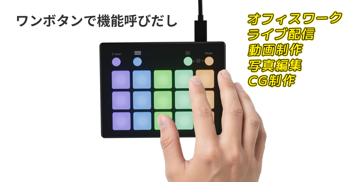 AREA 15キープログラマブルキーパッド [SD-PAD15]