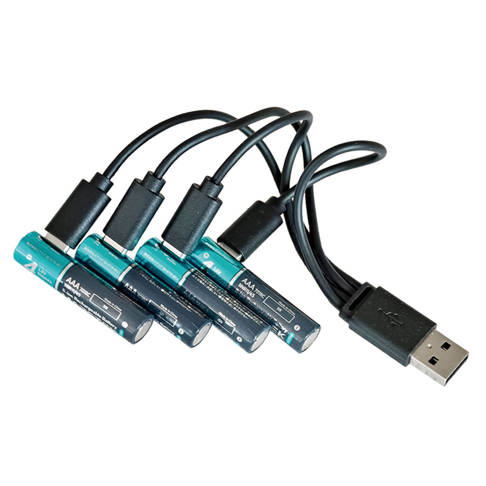 MARSTEK 単4形リチウムイオン充電池 4本パック[SD-7018CB]