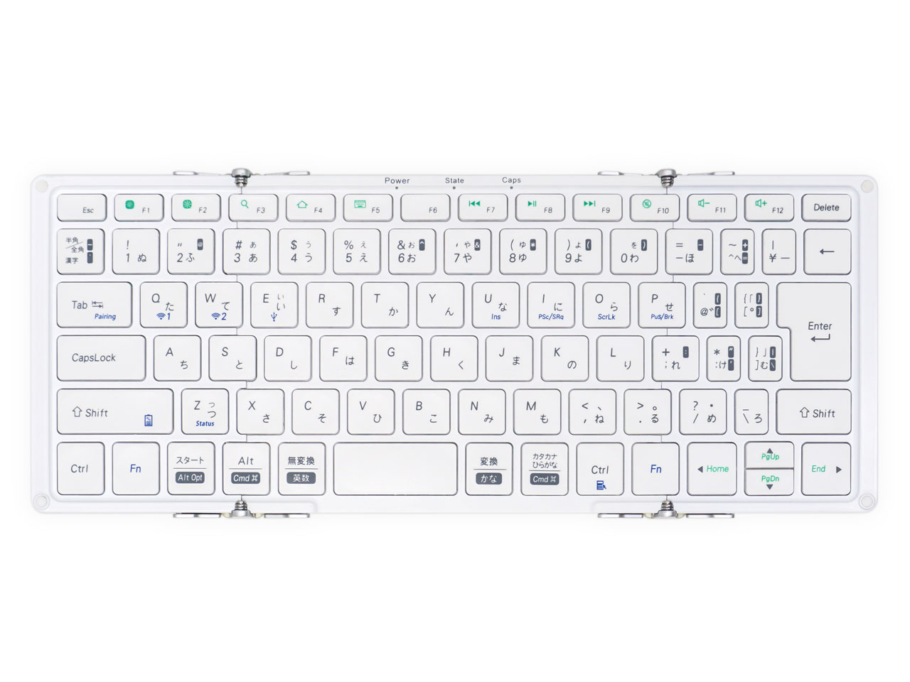 【ビジネス・SOHOフェア】ARCHISS MOBO Keyboard 2 AM-K2TF83J/SLW [シルバー/ホワイト]