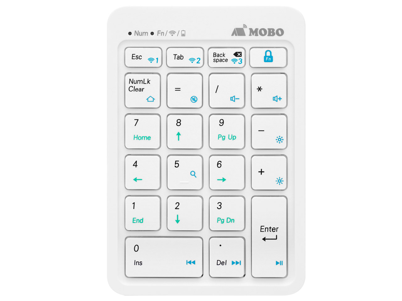 ARCHISS MOBO TenkeyPad 2 Duo AM-NPBW22-WH [ホワイト]