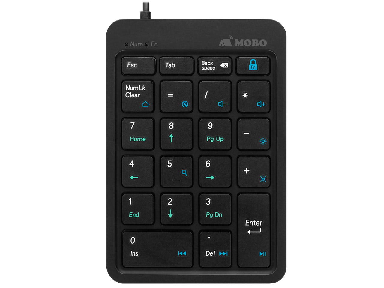 ARCHISS MOBO TenkeyPad 2 Wired AM-NPW22-BK [ブラック]