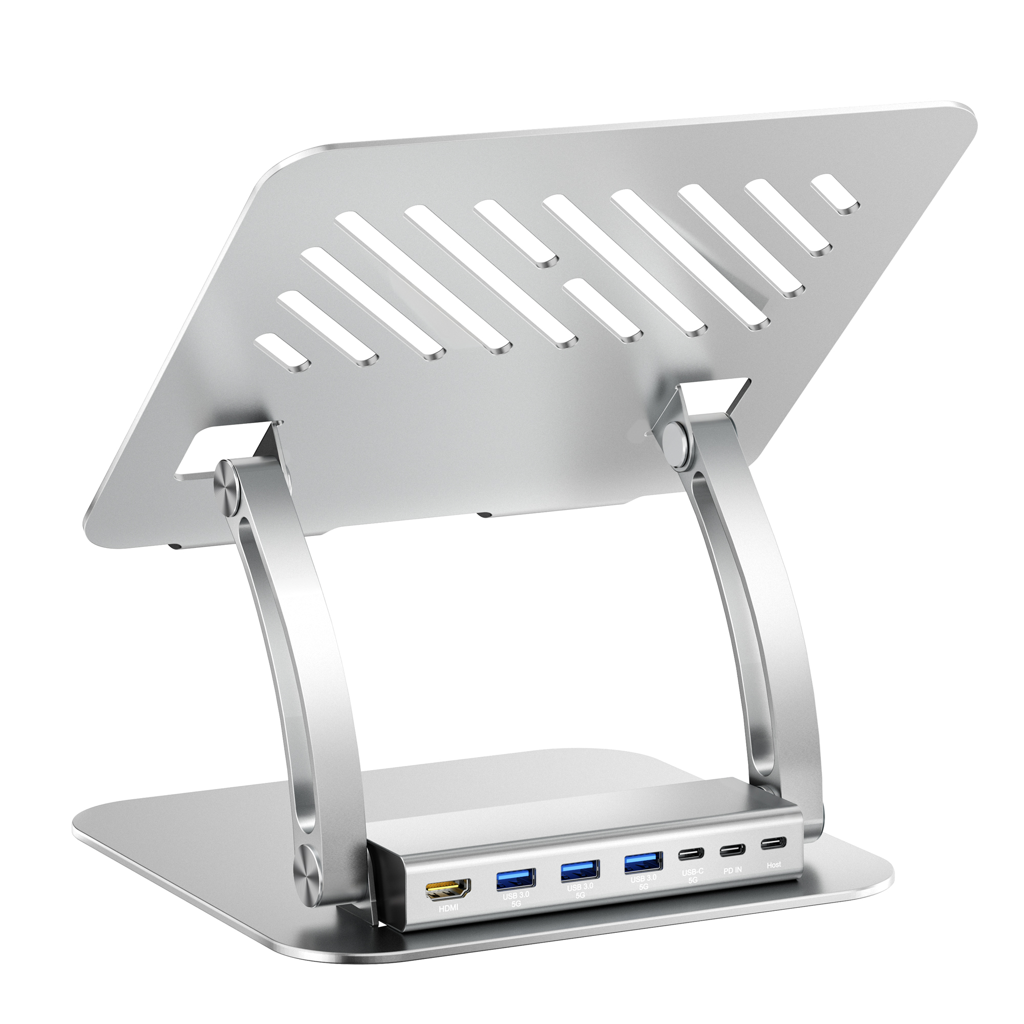 ARCHISS（アーキス）USB-C接続ドッキングステーション付きノートパソコンスタンド LIFT UP HUB-STAND BY ME [AS-LHBM-SL]