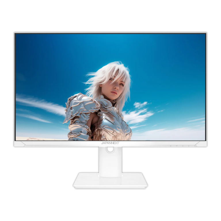【ホワイトモデル】JAPANNEXT 23.8インチ ゲーミングモニター 200Hz 0.5ms フルHD 1920x1080解像度 IPS パネル ディスプレイ (HDMI/DisplayPort/VESA対応/高さ調節/回転(ピボット)機能/ブルーライトカット / 視野角178°) JN-IPS238G200F-HSP-W