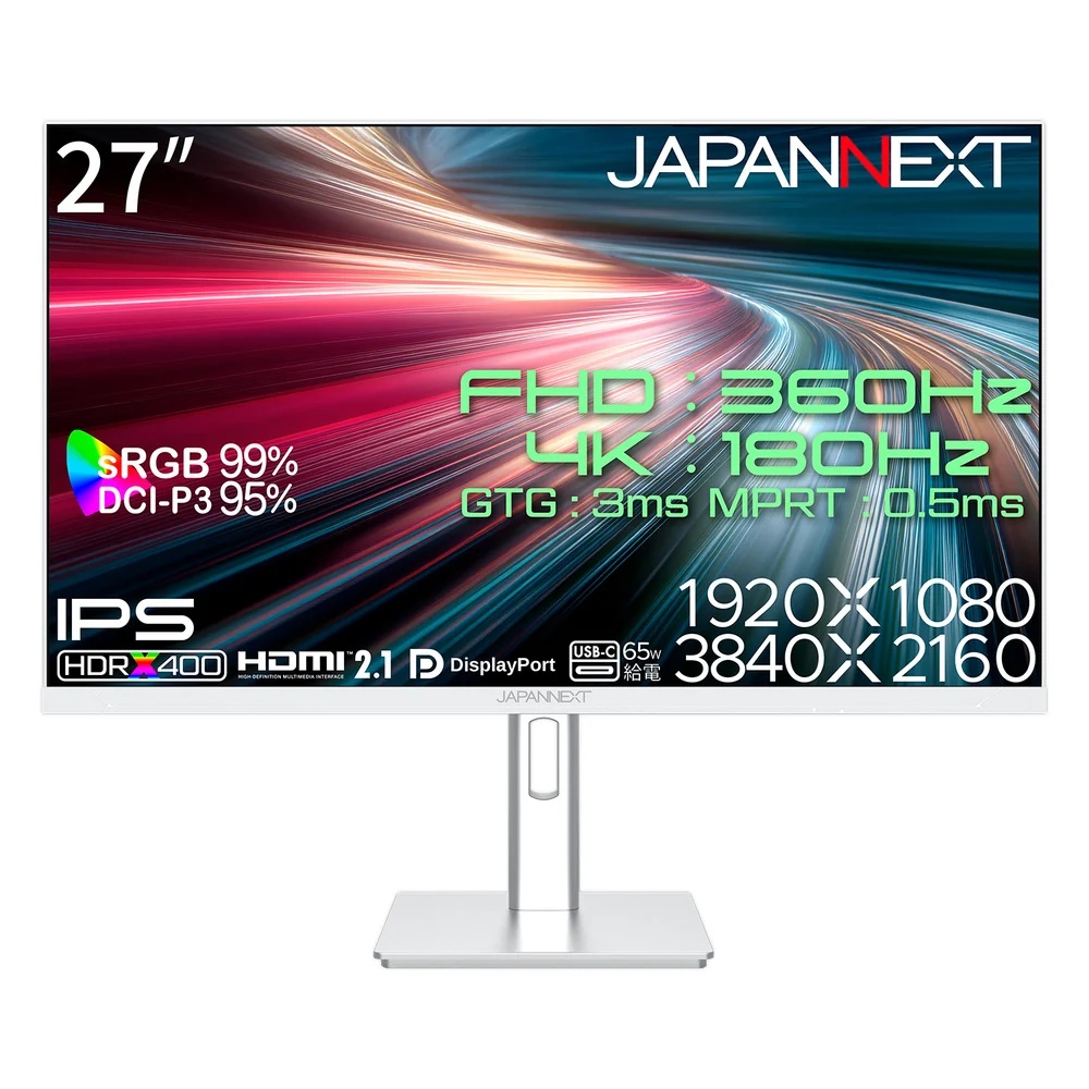 JAPANNEXT JN-IPS27G1836UF-HSPC6 [27インチ 4K (3840x2160)]