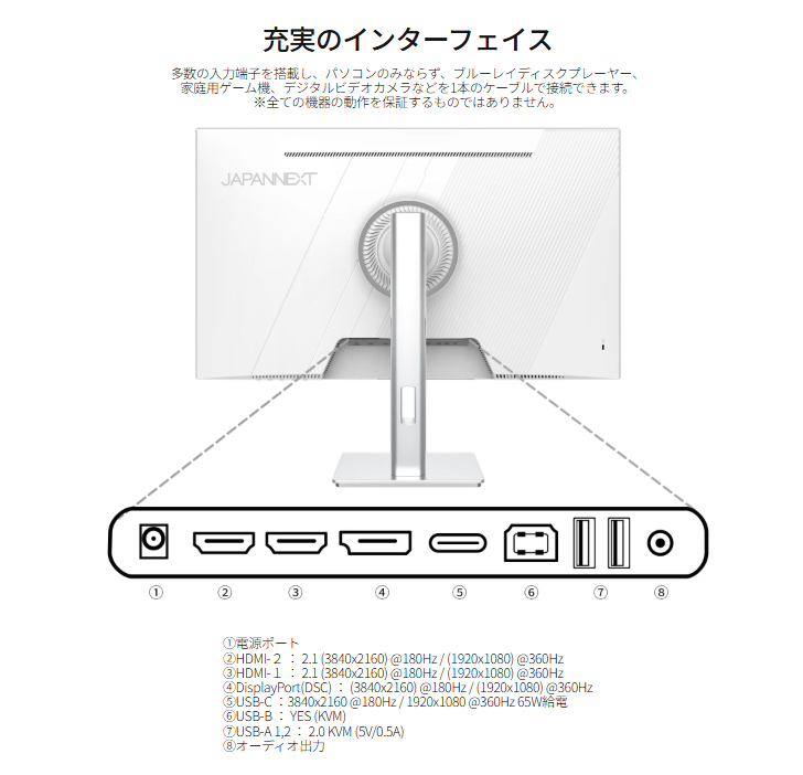 JAPANNEXT JN-IPS27G1836UF-HSPC6 [27インチ 4K (3840x2160)]