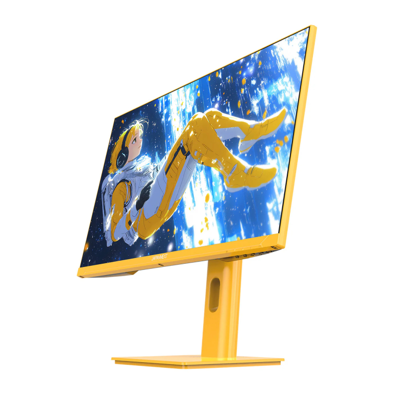 【イエローモデル】JAPANNEXT 23.8インチ ゲーミングモニター 200Hz 0.5ms FHD 1920x1080 IPSパネル (HDMI/DisplayPort/VESA対応/高さ調節/回転(ピボット)機能/ブルーライトカット / 視野角178°) JN-IPS238G200F-HSP-YE