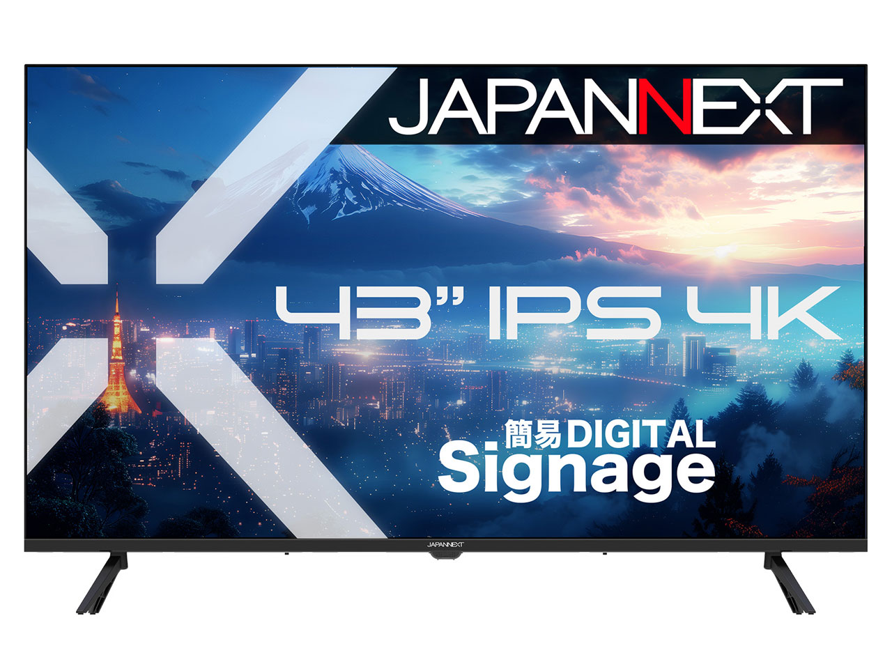 【訳あり品】【箱破損】【未開封・未使用】JAPANNEXT JN-IPS43U-M [43インチ]