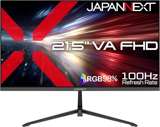 JAPANNEXT（ジャパンネクスト） 21.5インチ VAパネル搭載 120Hz/1ms(MPRT)対応 フルHD(1920x1080)解像度 液晶モニター JN-215V120F