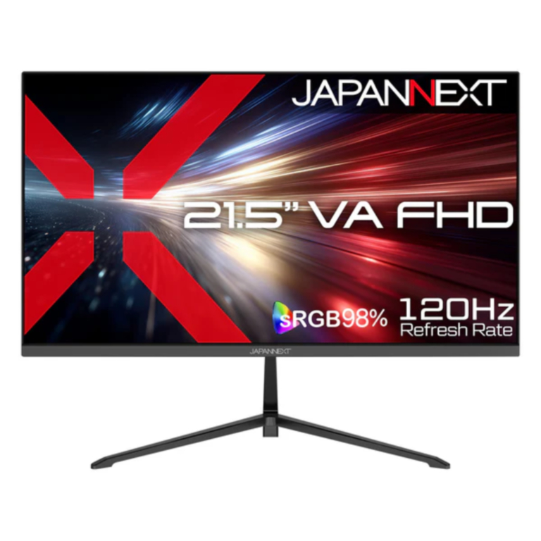 JAPANNEXT（ジャパンネクスト）PlayStation5120Hz接続対応 21.5インチ VAパネル搭載 120Hz/1ms(MPRT)対応 フルHD(1920x1080)解像度 液晶モニター JN-215V120F