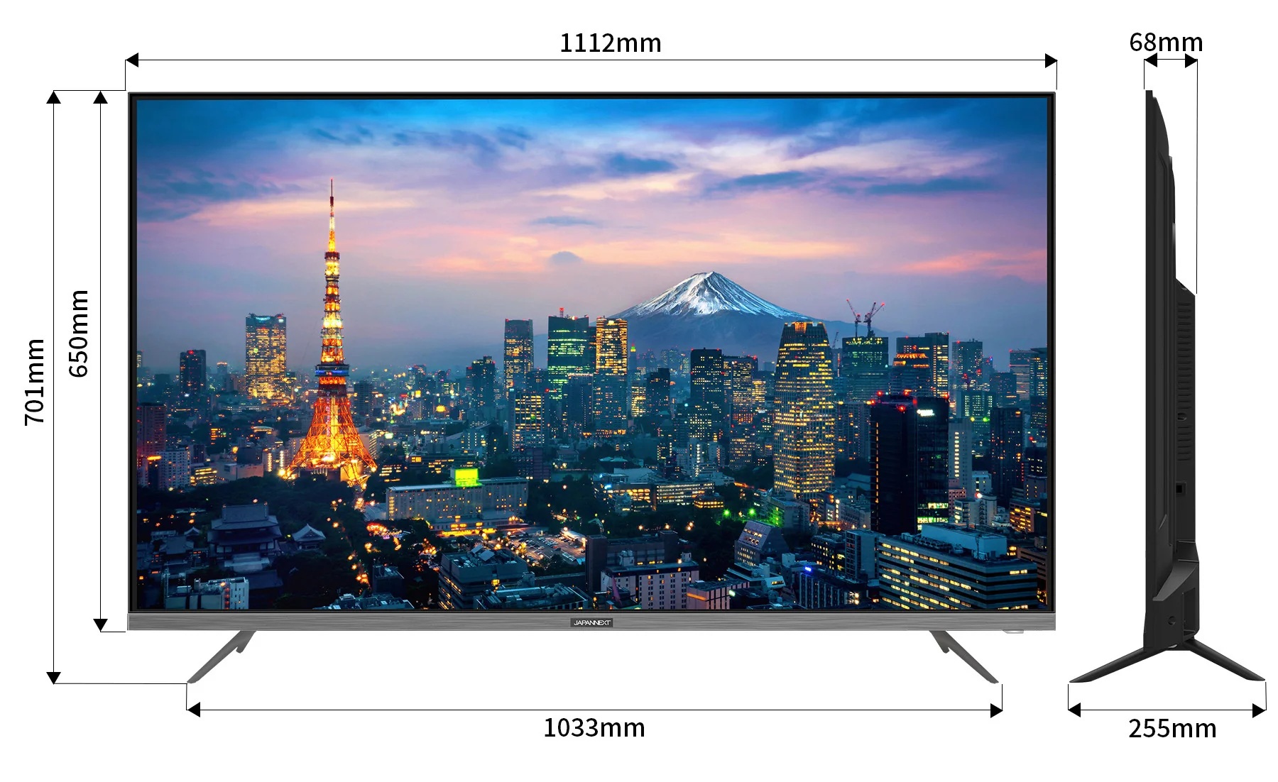 【お取り寄せ】JAPANNEXT JN-V50U2-M-H5(5年保証) [50インチ 4K (3840x2160)]