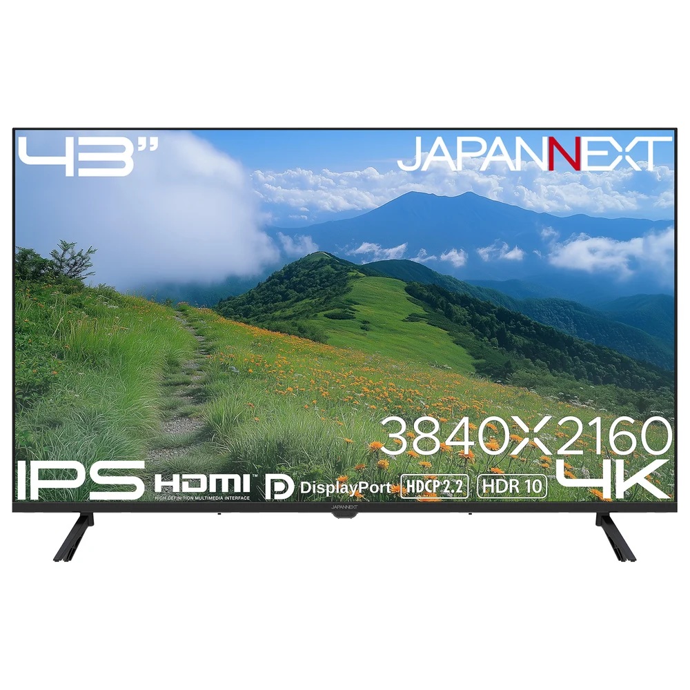 【お取り寄せ】JAPANNEXT JN-IPS43U [43インチ 4K (3840x2160)]