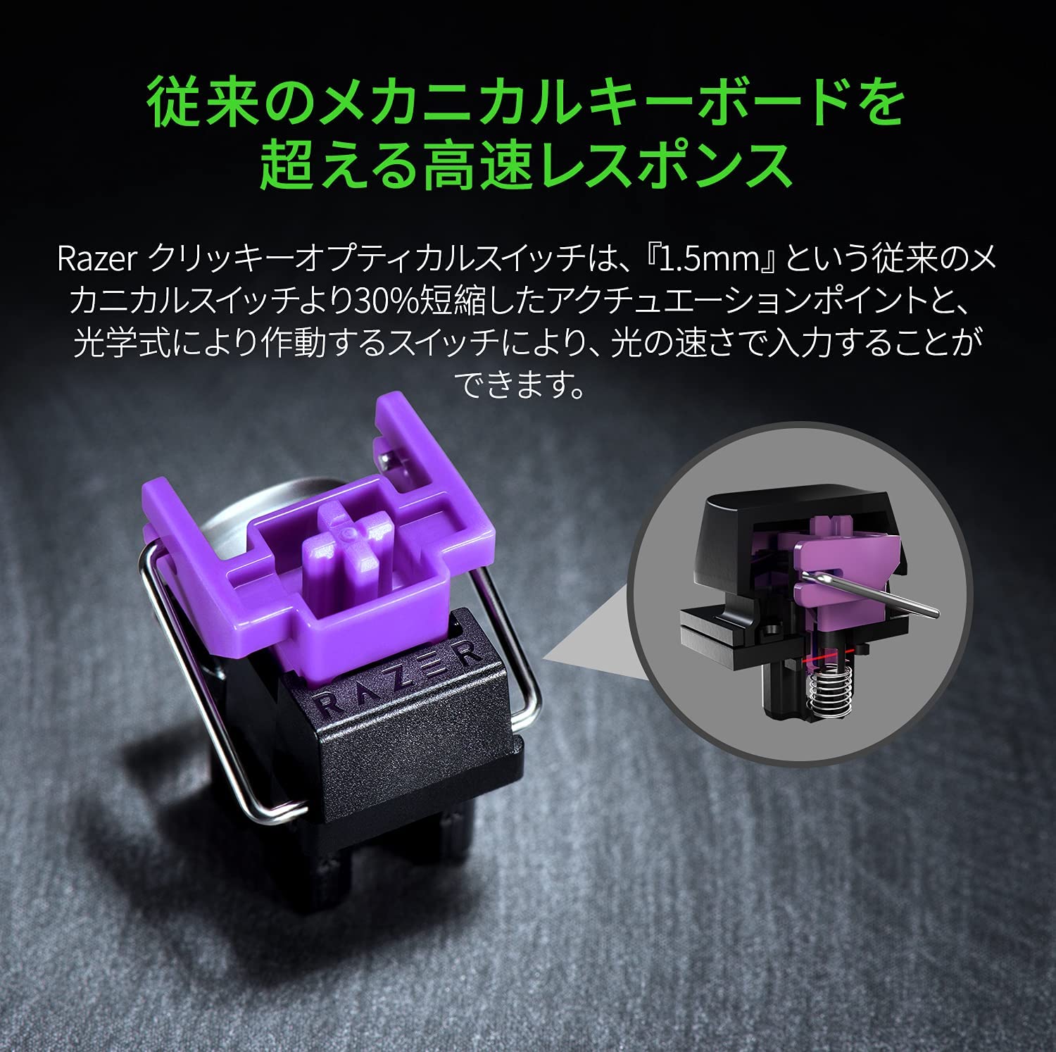 Razer Huntsman Mini US Clicky Optical Switch RZ03-03390100-R3M1
