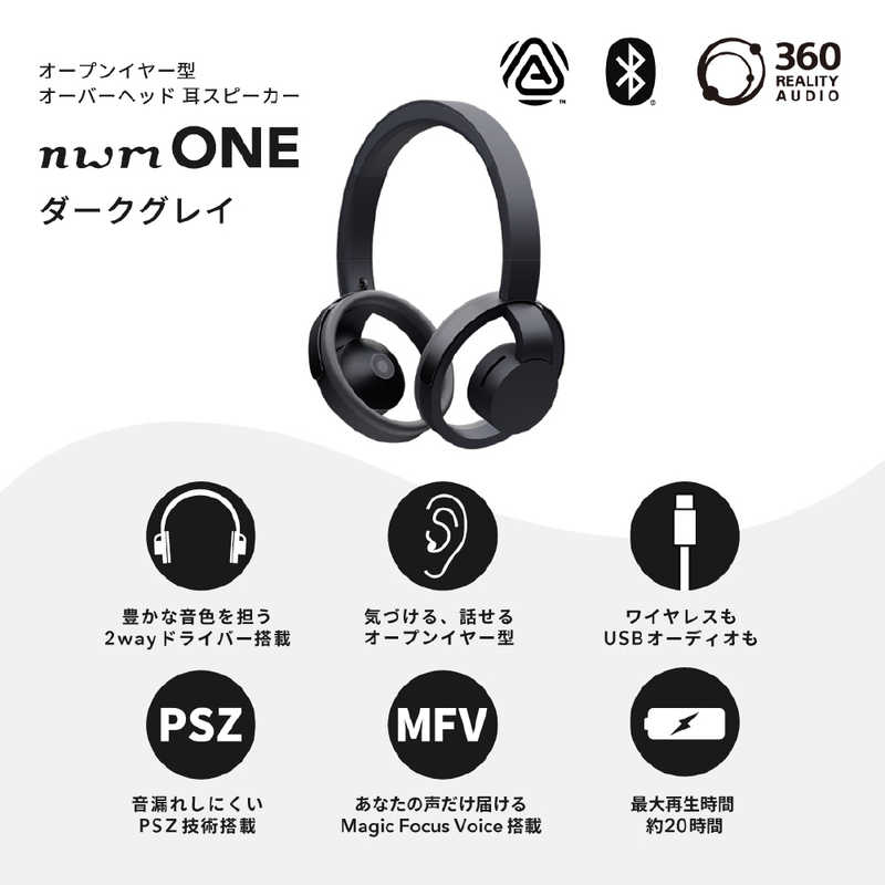 NTTソノリティ nwm ONE [ダークグレイ]
