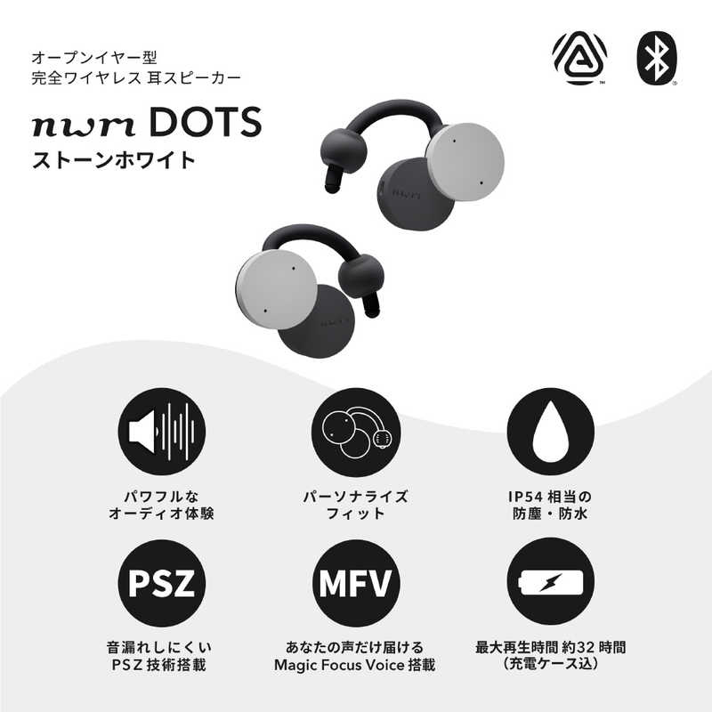 NTTソノリティ nwm DOTS MBE002WA [ストーンホワイト]