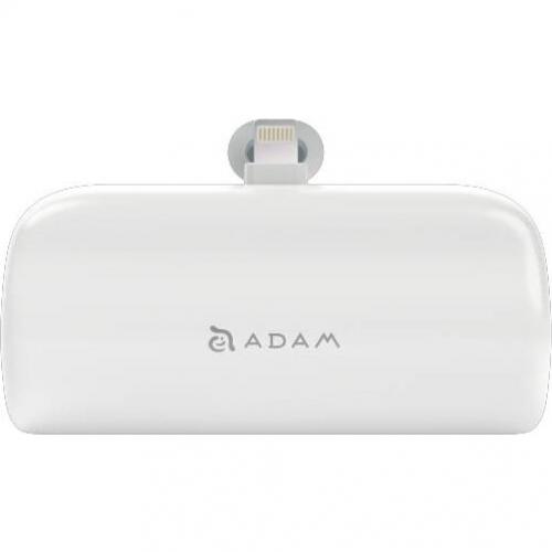 Adam Elements 折りたたみスタンド付きモバイルバッテリー (5000mAh)  APBADGVP5LWH [ホワイト]
