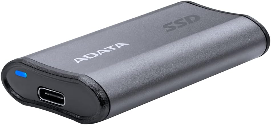 ADATA ポータブルSSD 500GB Elite SE880 AELI-SE880-500GCGY [チタングレー]