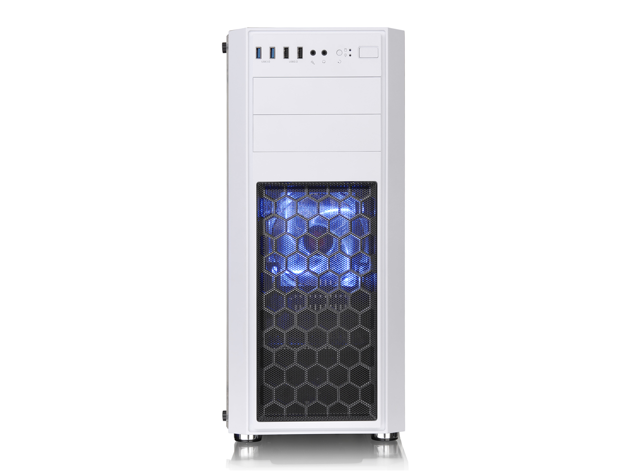 【中古】【店頭展示使用品】Thermaltake Versa H26 White /w casefan CA-1J5-00M6WN-01 [ホワイト](30日間保証）