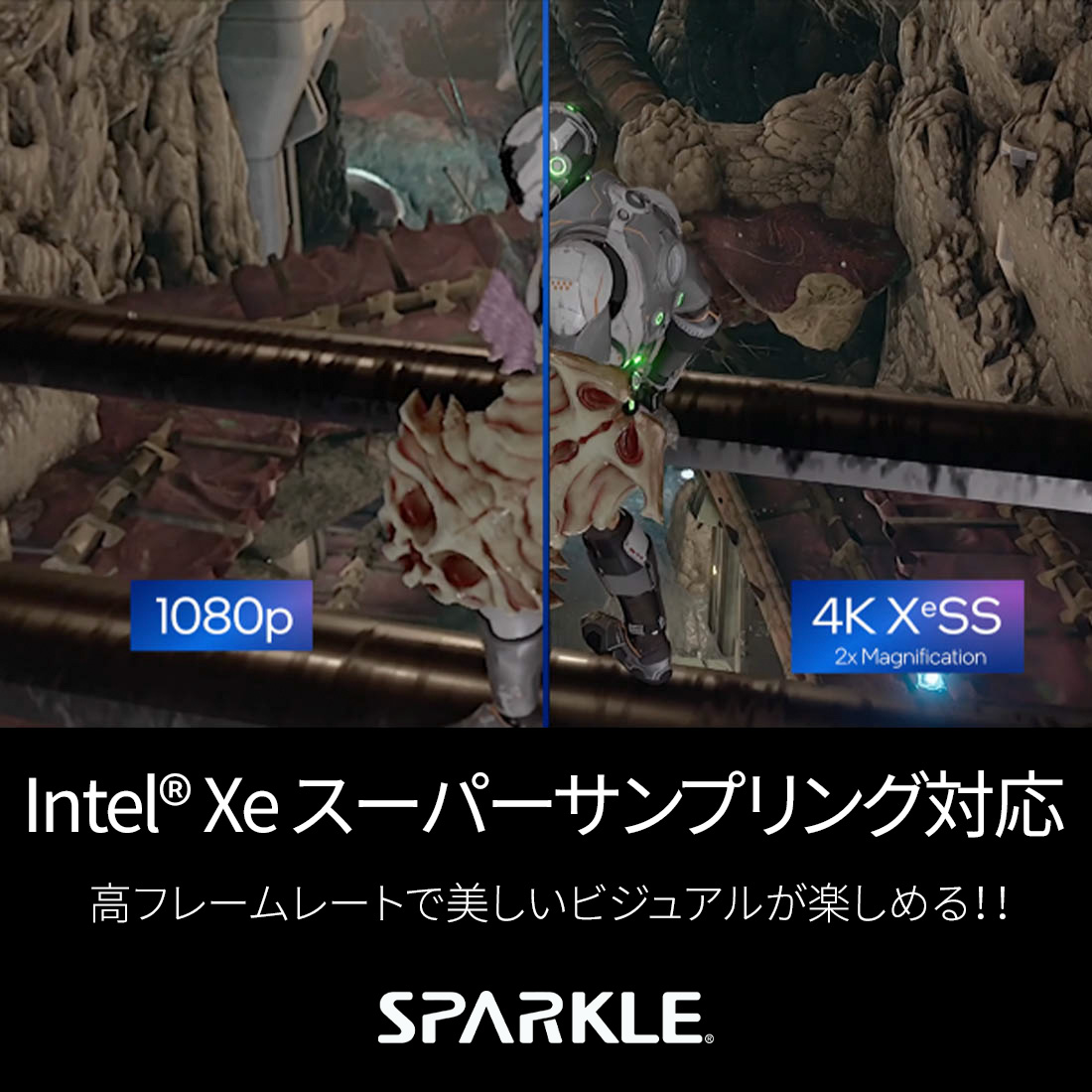 SPARKLE SA750C-8GOC [ Intel Arc A750 搭載 グラフィックボード GDDR6 8GB 搭載 メーカー保証2年 ]