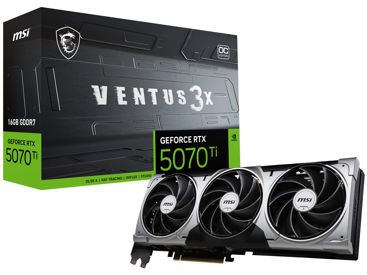 MSI GeForce RTX 5070 Ti 16G VENTUS 3X OC [PCIExp 16GB]