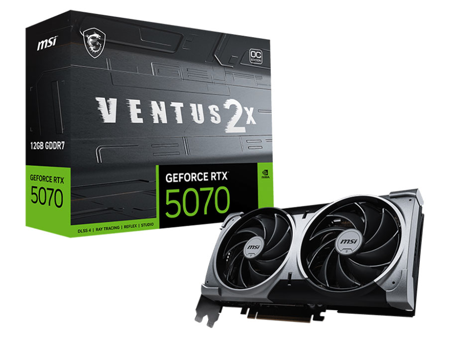 MSI GeForce RTX 5070 12G VENTUS 2X OC [PCIExp 12GB]