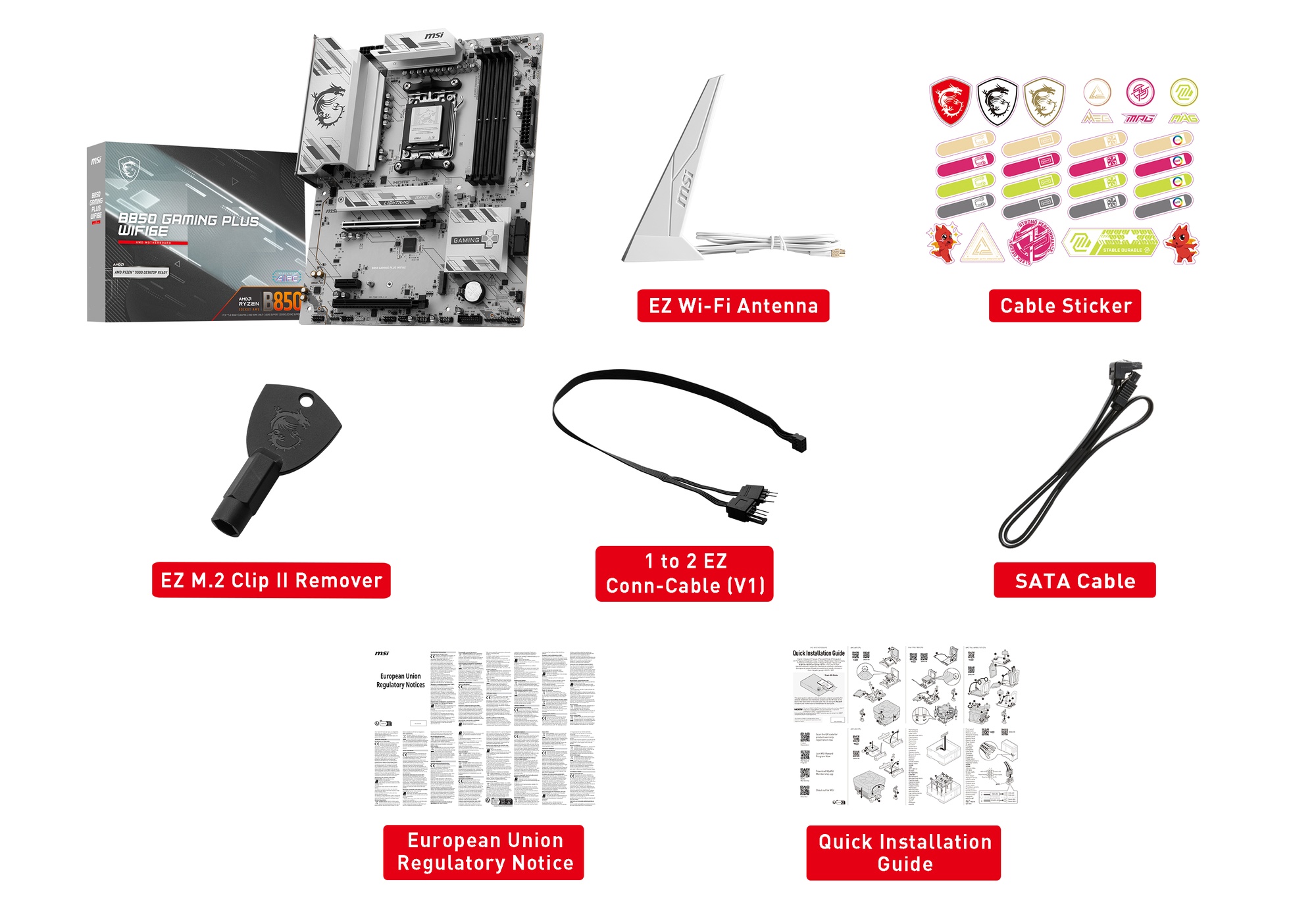 MSI B850 GAMING PLUS WIFI6E