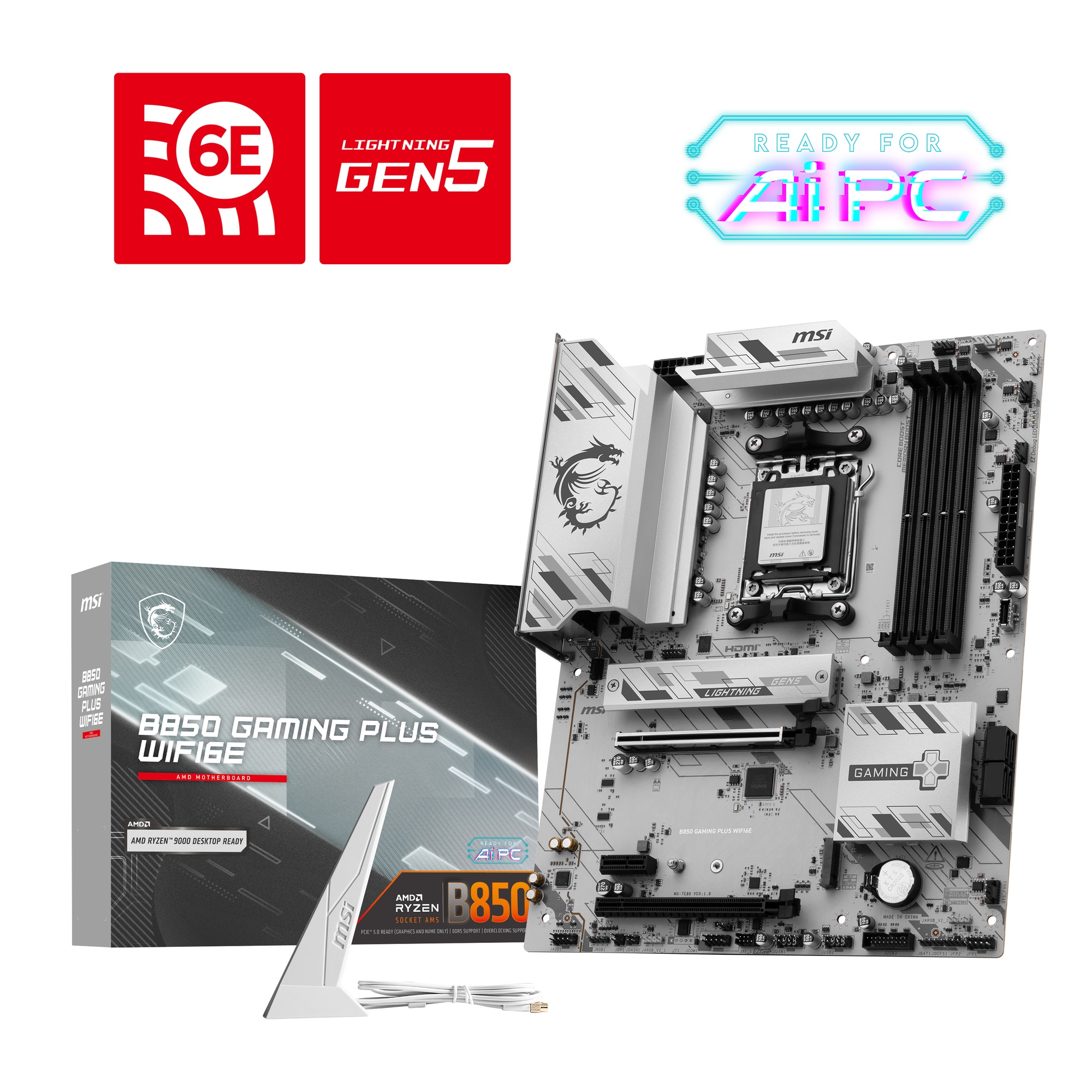 MSI B850 GAMING PLUS WIFI6E