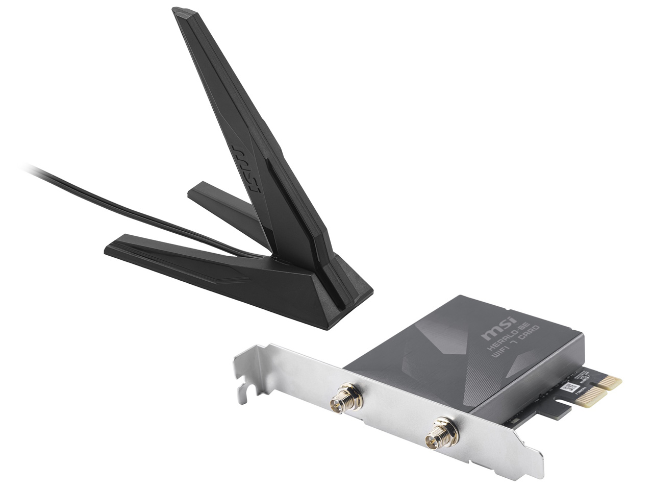 MSI Wi-Fi 7対応無線LAN増設カード [HERALD BE9400 WiFi 7 PCIe Card]