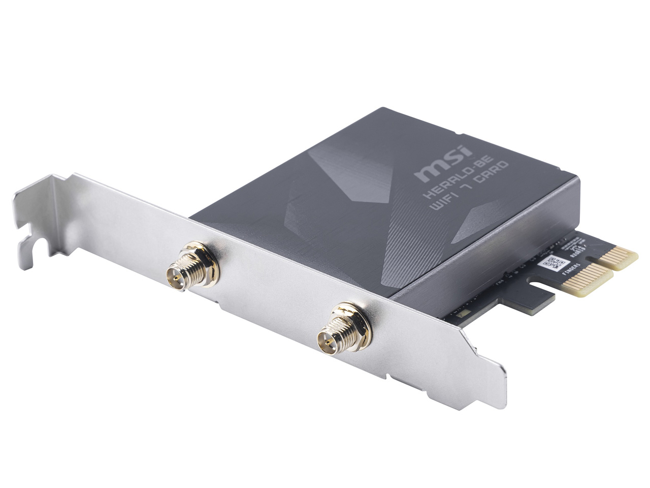 MSI Wi-Fi 7対応無線LAN増設カード [HERALD BE9400 WiFi 7 PCIe Card]