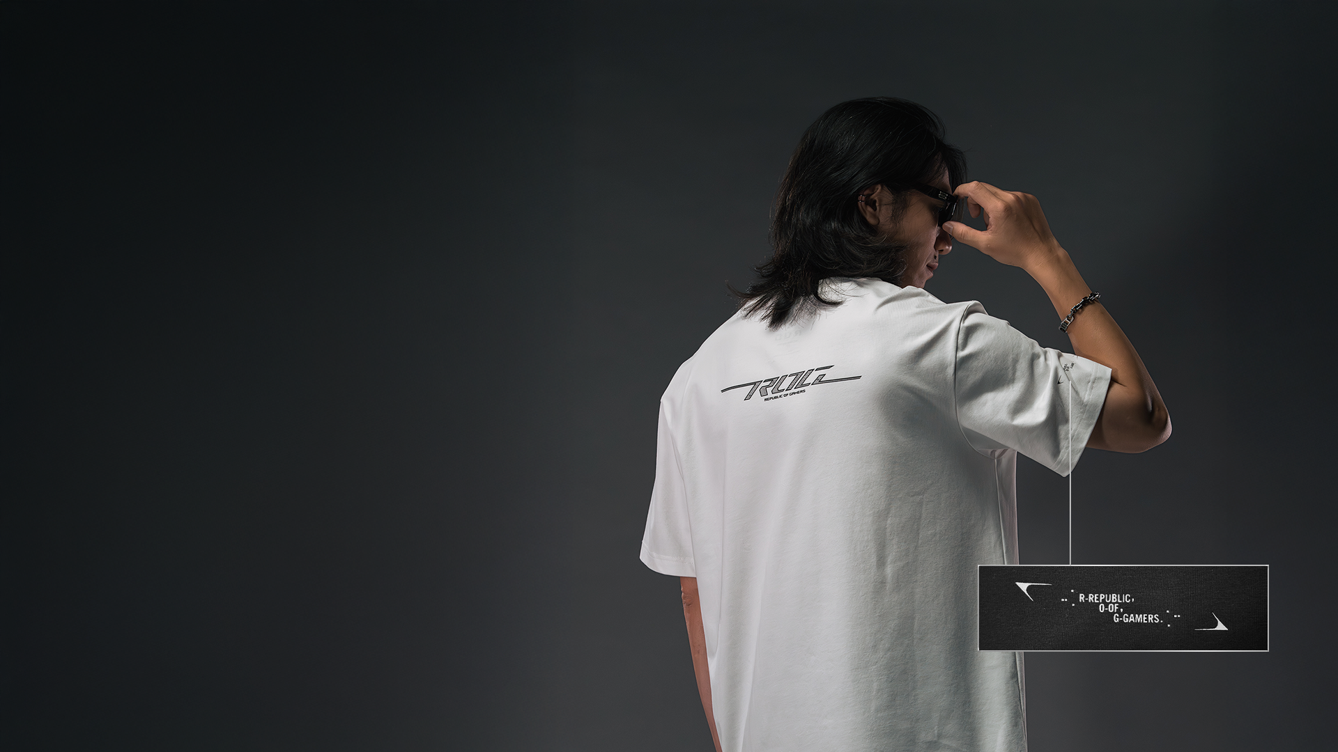 ASUS ROG PARSE T-Shirt CT1020 BK/M [ブラック Mサイズ]