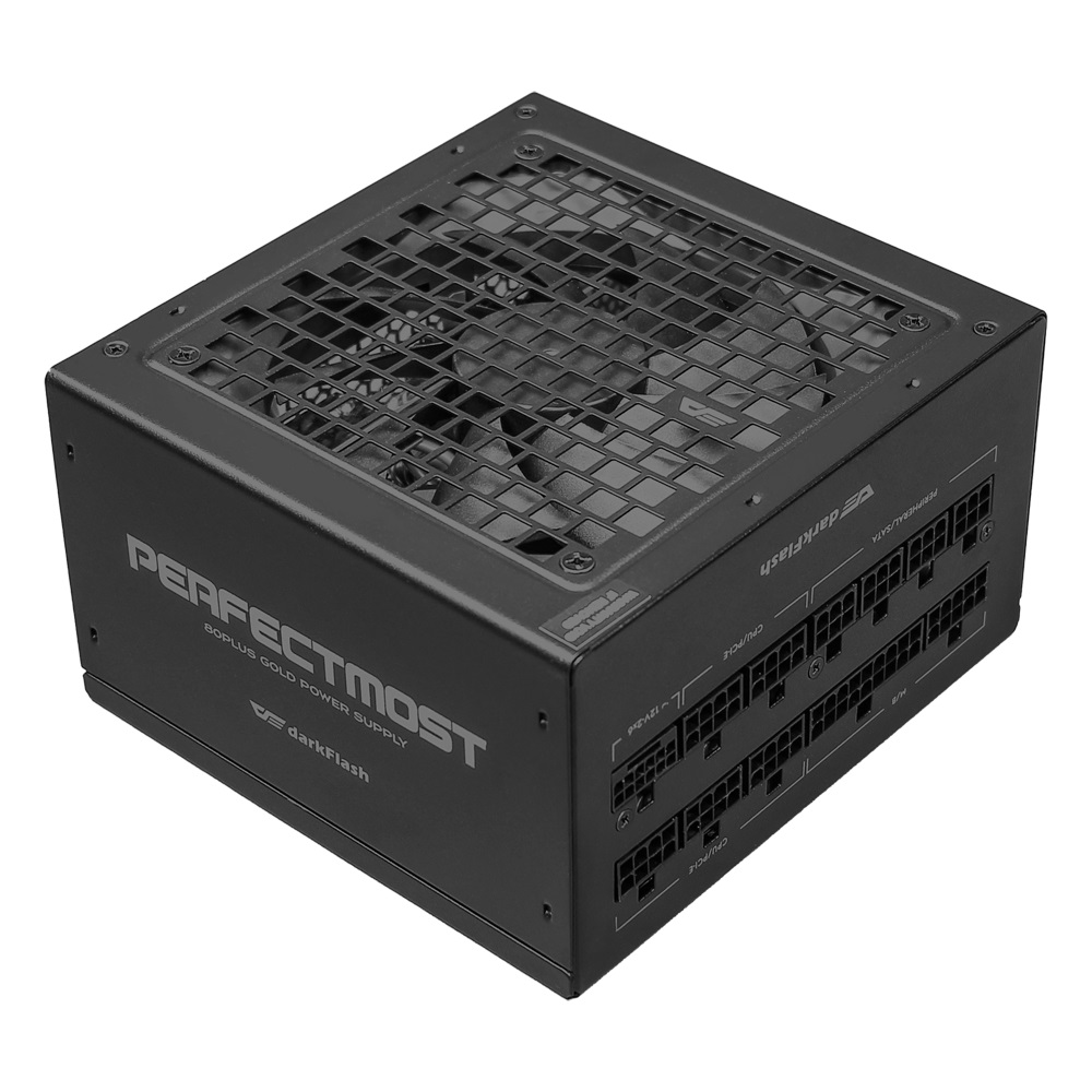 darkFlash 80Plus Gold ATX3.1&PCIe5.1規格対応 850W電源 [PMT850-BLACK]