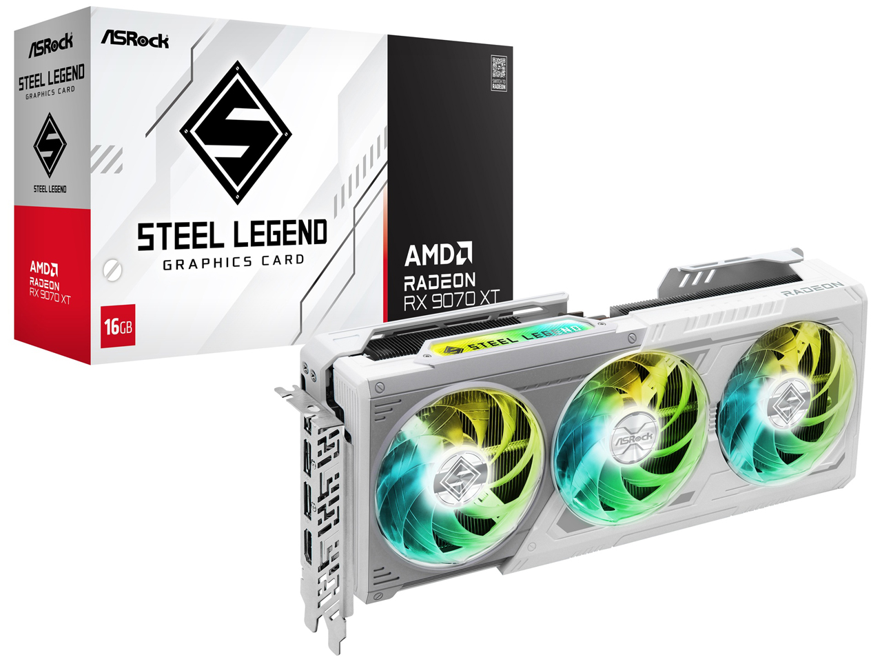 ASRock Radeon RX 9070 XT Steel Legend 16GB [PCIExp 16GB]