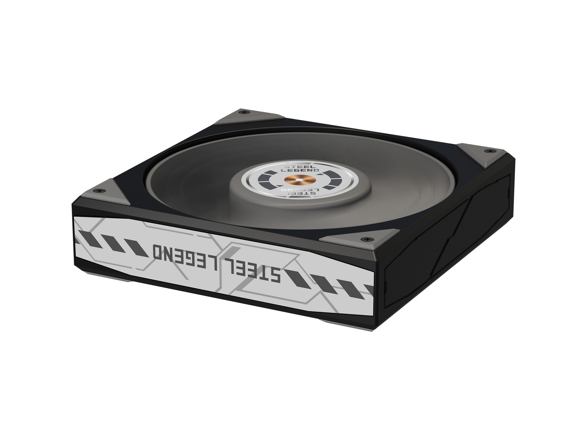 ASRock 水冷クーラー Steel Legend Dark 360 LCD 360mm ブラック 簡易水冷 3.4インチLCDディスプレイ搭載 CPU温度表示対応 LGA1700 AM5 対応