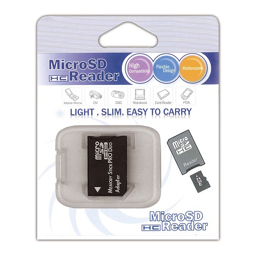 【訳あり品】【箱破損】【未開封・未使用】microSDからメモリースティック PRODuoへの変換アダプター MC-MSPDA DP