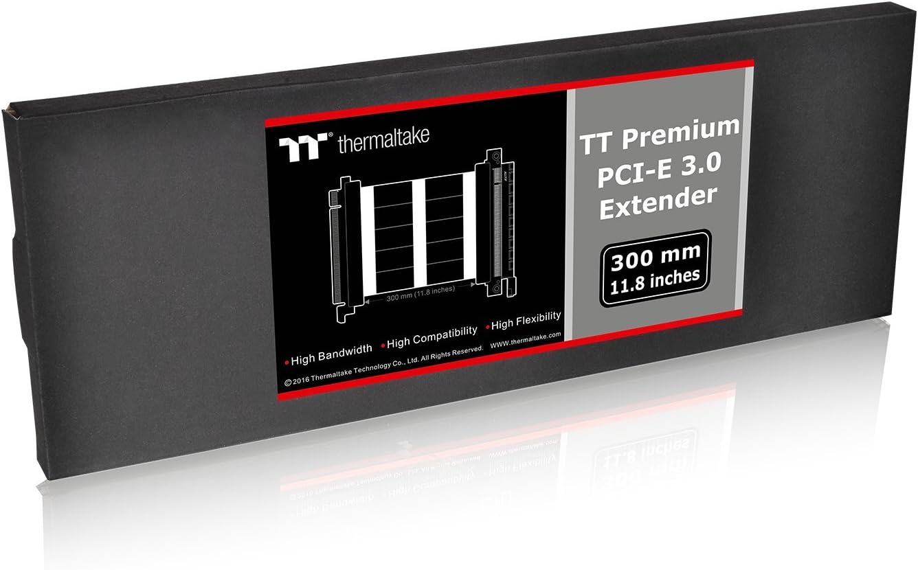 Thermaltake TT Premium PCI Express Extender Cable(300mm) ライザーケーブル AC-045-CN1OTN-C1